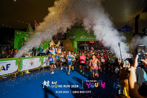 Race photo from BAF LIONS RUN 2024