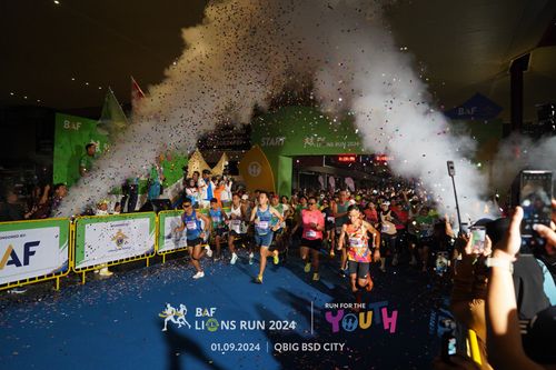 Race photo from BAF LIONS RUN 2024
