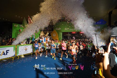 Race photo from BAF LIONS RUN 2024