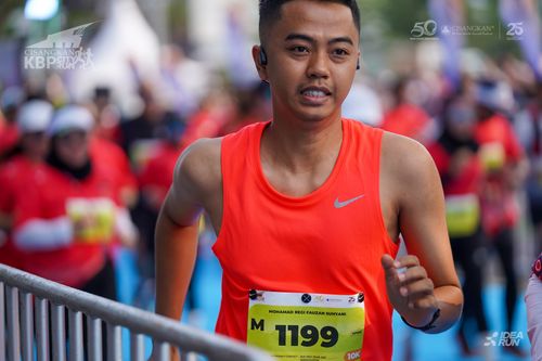 Race photo from CISANGKAN KBP CITY RUN 2025