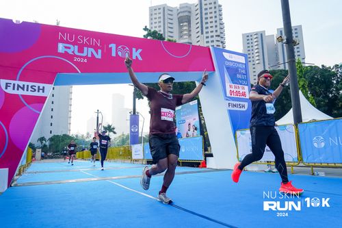 Race photo from Nu Skin Run 10K