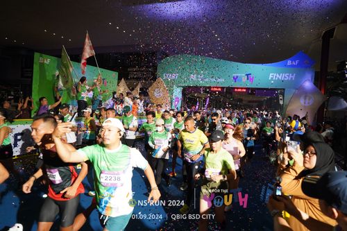 Race photo from BAF LIONS RUN 2024