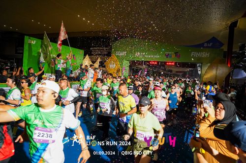 Race photo from BAF LIONS RUN 2024