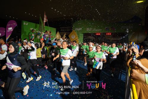 Race photo from BAF LIONS RUN 2024