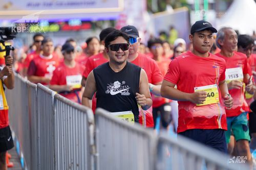 Race photo from CISANGKAN KBP CITY RUN 2025