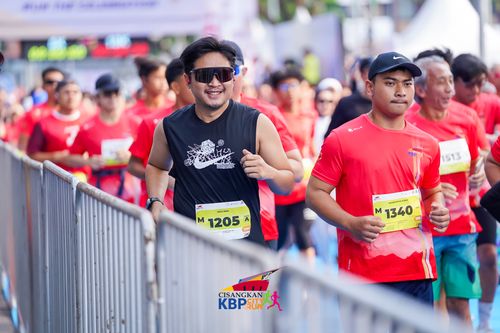 Race photo from CISANGKAN KBP CITY RUN 2025