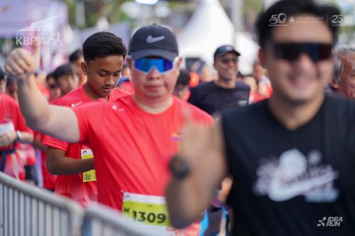 Race photo from CISANGKAN KBP CITY RUN 2025