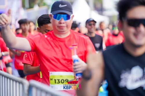 Race photo from CISANGKAN KBP CITY RUN 2025