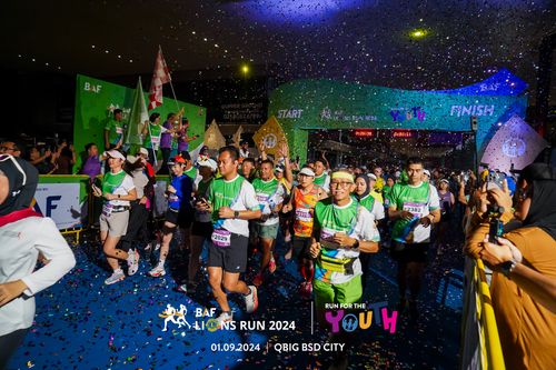 Race photo from BAF LIONS RUN 2024