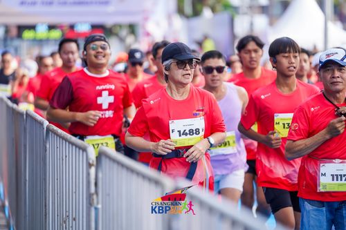 Race photo from CISANGKAN KBP CITY RUN 2025