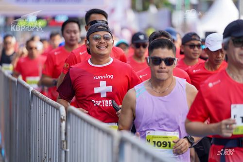 Race photo from CISANGKAN KBP CITY RUN 2025