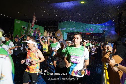 Race photo from BAF LIONS RUN 2024