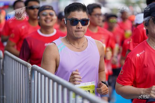 Race photo from CISANGKAN KBP CITY RUN 2025