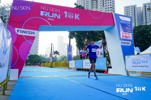 Race photo from Nu Skin Run 10K