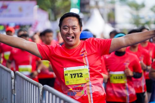 Race photo from CISANGKAN KBP CITY RUN 2025