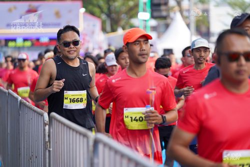 Race photo from CISANGKAN KBP CITY RUN 2025