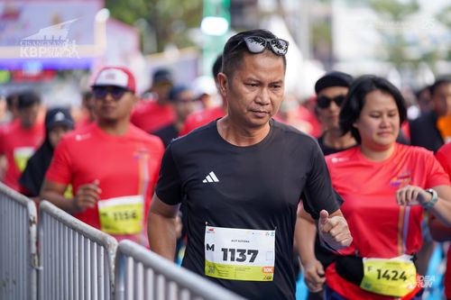 Race photo from CISANGKAN KBP CITY RUN 2025