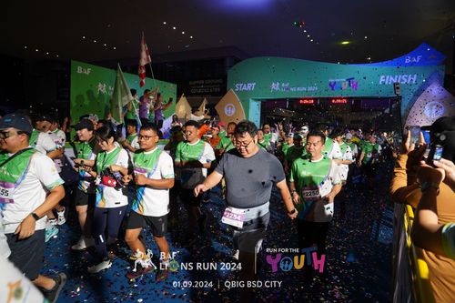 Race photo from BAF LIONS RUN 2024