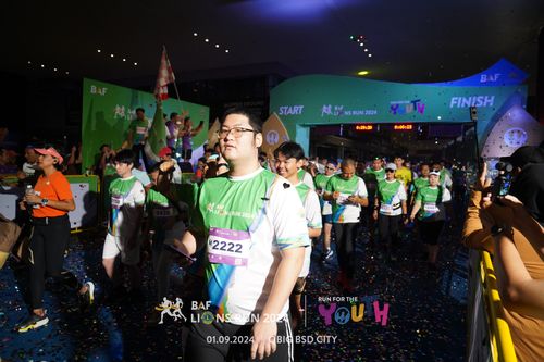 Race photo from BAF LIONS RUN 2024