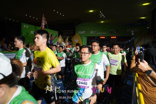 Race photo from BAF LIONS RUN 2024
