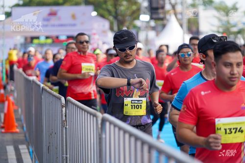 Race photo from CISANGKAN KBP CITY RUN 2025