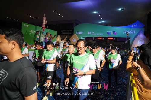 Race photo from BAF LIONS RUN 2024
