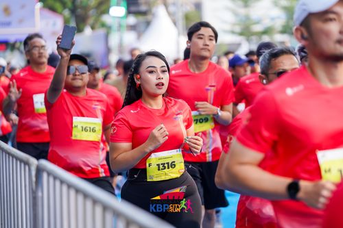 Race photo from CISANGKAN KBP CITY RUN 2025