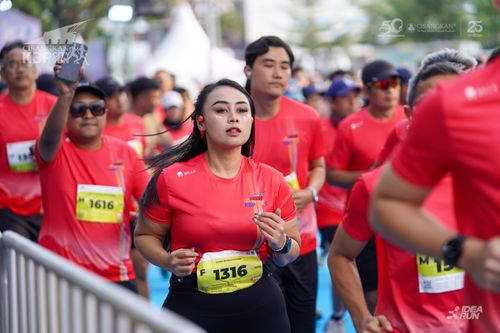 Race photo from CISANGKAN KBP CITY RUN 2025