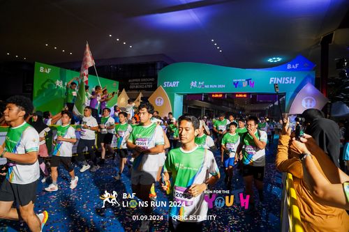 Race photo from BAF LIONS RUN 2024
