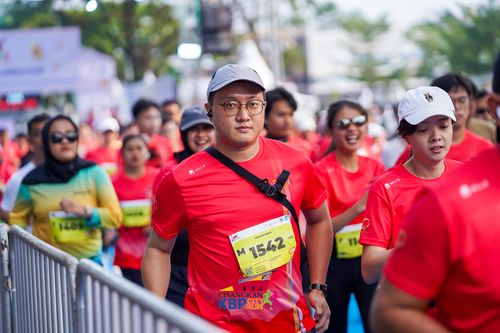 Race photo from CISANGKAN KBP CITY RUN 2025
