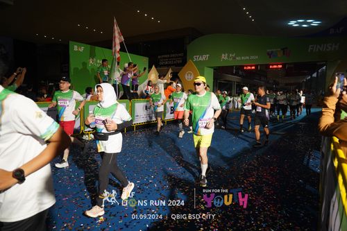 Race photo from BAF LIONS RUN 2024