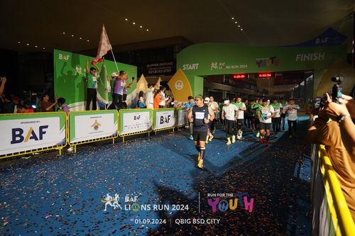 Race photo from BAF LIONS RUN 2024