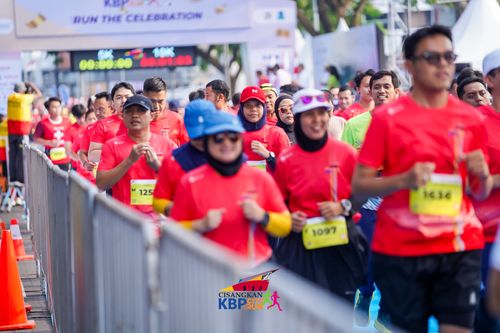 Race photo from CISANGKAN KBP CITY RUN 2025