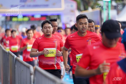Race photo from CISANGKAN KBP CITY RUN 2025