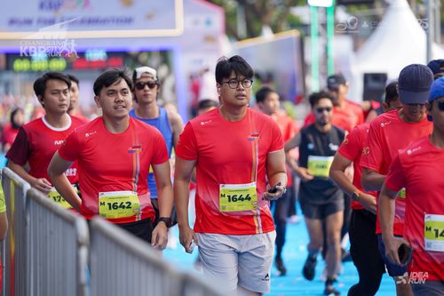 Race photo from CISANGKAN KBP CITY RUN 2025
