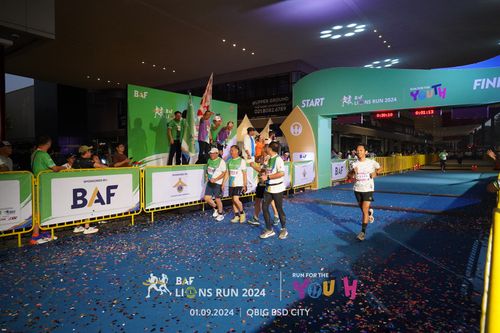 Race photo from BAF LIONS RUN 2024