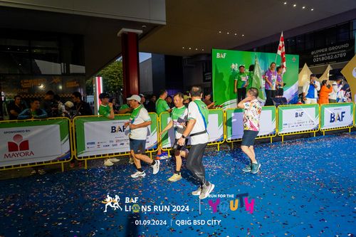 Race photo from BAF LIONS RUN 2024