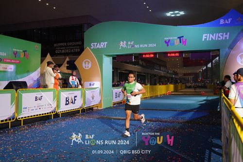 Race photo from BAF LIONS RUN 2024