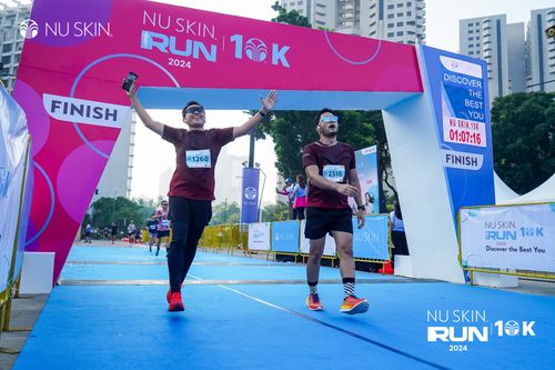 Race photo from Nu Skin Run 10K