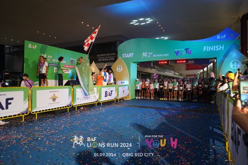 Race photo from BAF LIONS RUN 2024