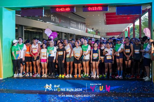 Race photo from BAF LIONS RUN 2024