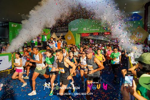 Race photo from BAF LIONS RUN 2024