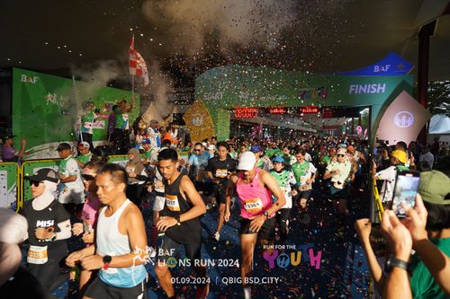 Race photo from BAF LIONS RUN 2024