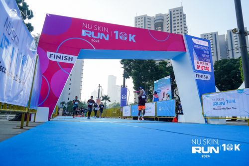 Race photo from Nu Skin Run 10K
