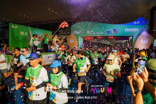 Race photo from BAF LIONS RUN 2024