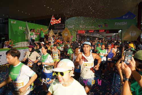 Race photo from BAF LIONS RUN 2024