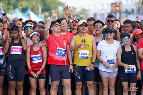 Race photo from CISANGKAN KBP CITY RUN 2025