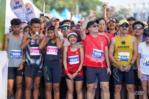 Race photo from CISANGKAN KBP CITY RUN 2025