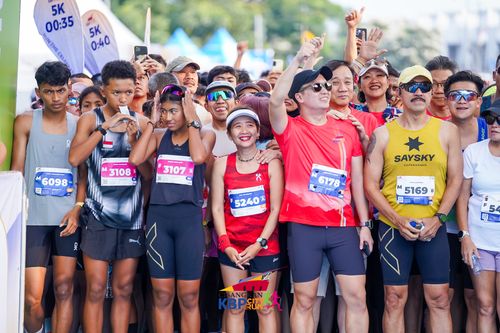 Race photo from CISANGKAN KBP CITY RUN 2025