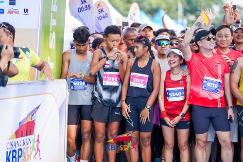 Race photo from CISANGKAN KBP CITY RUN 2025
